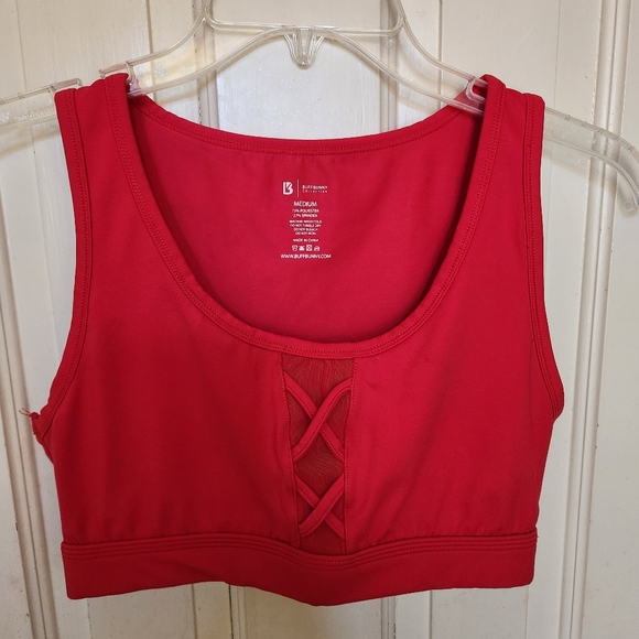Buffbunny Collection Other - Buffbunny Cross My Heart Bra In Red. Size M.